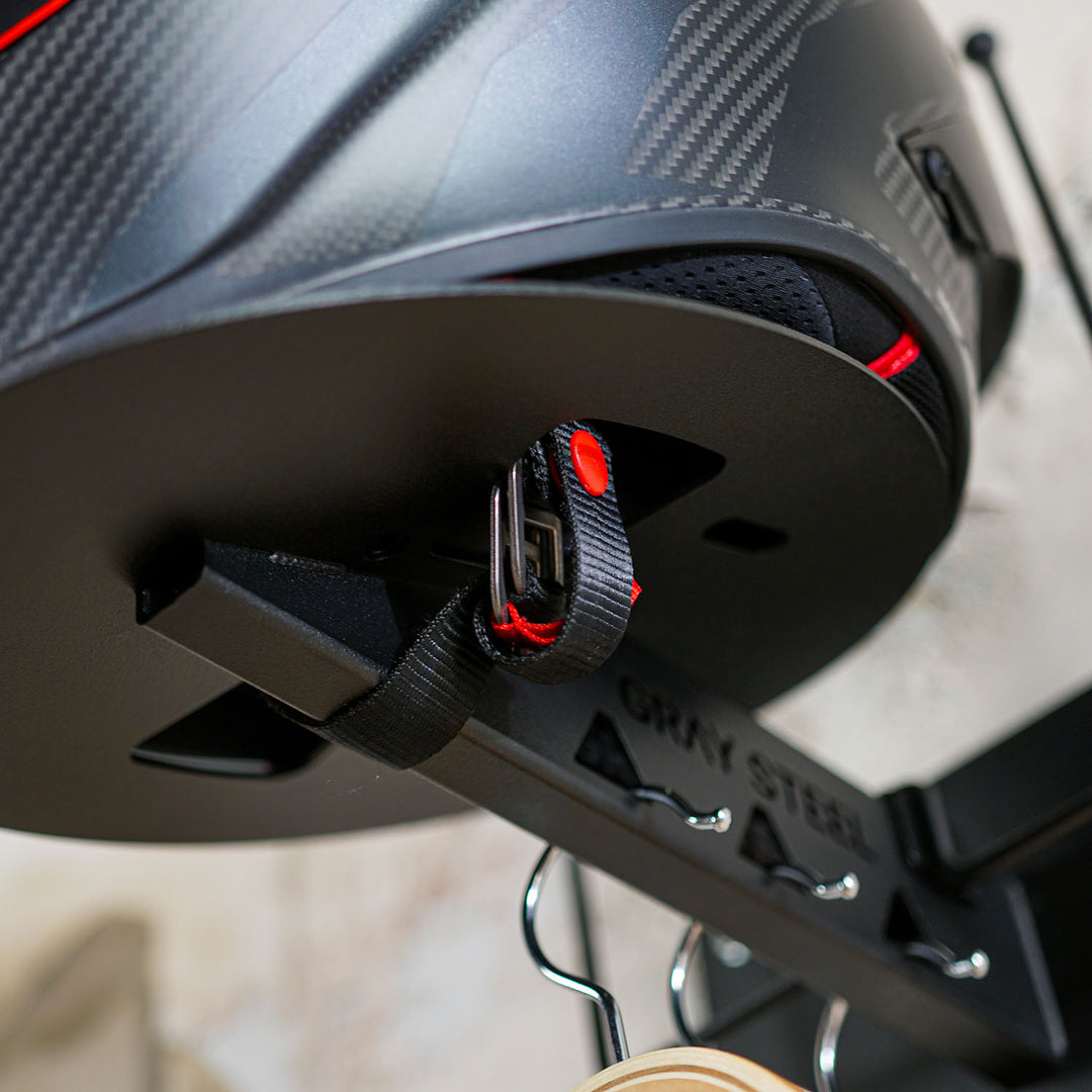 X7 wall mount Matt Black bottom chin strap 