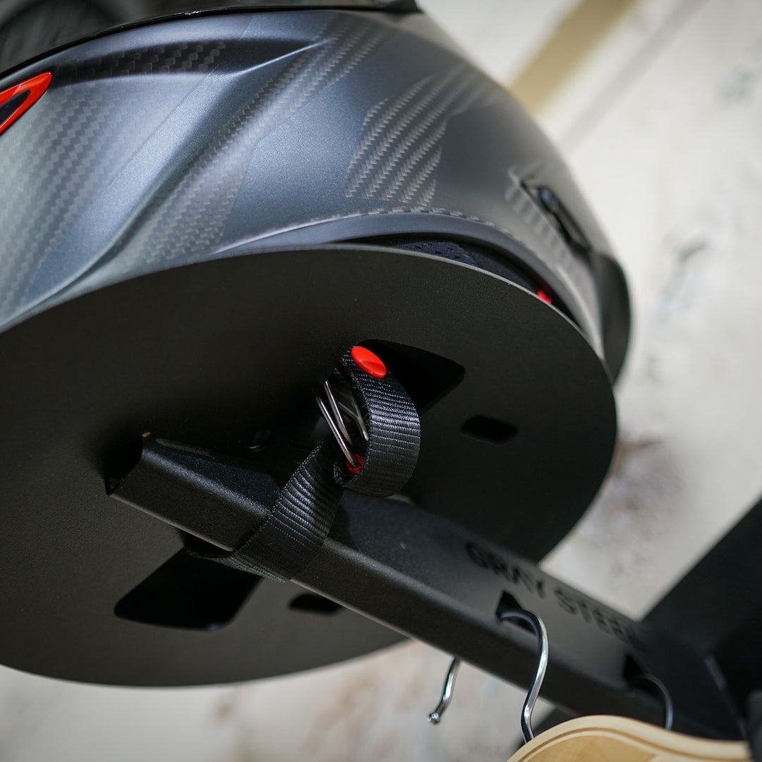 X5 wall mount Matt Black bottom chin strap #colour_matt-black